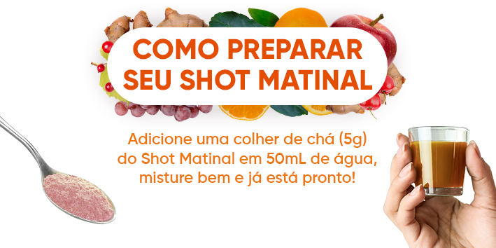 Shot matinal como fazer receita